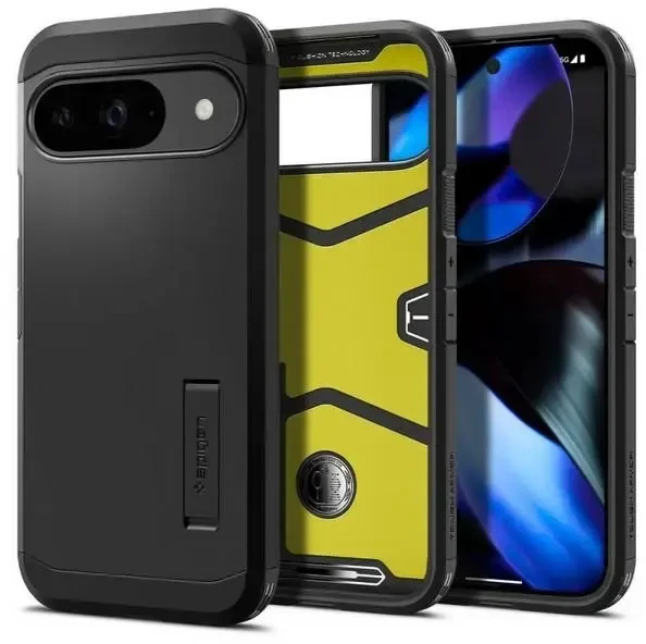 Spigen Tough Armor – dėklas skirtas Google Pixel 9 / 9 Pro Juodas