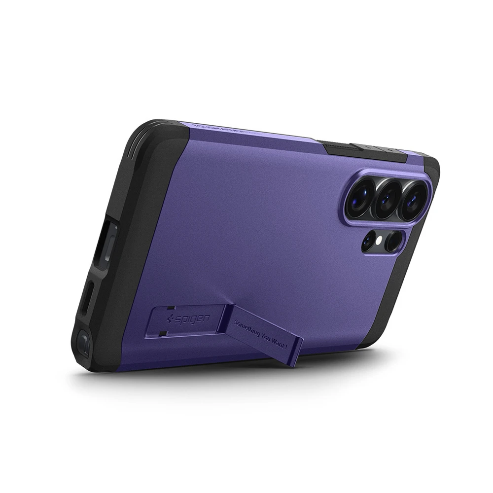 Spigen Tough Armor Mag MagSafe dėklas skirtas Samsung Galaxy S26 Ultra – violetinės spalvos