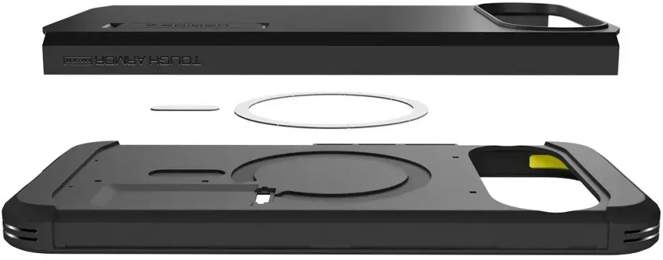 Dėklas SPIGEN TOUGH ARMOR MAG MAGSAFE GOOGLE PIXEL 10 PRO XL Juodas