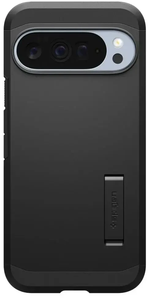 Spigen Tough Armor telefono dėklas su MagSafe palaikymu, skirtas Google Pixel 10 Pro XL, juodas