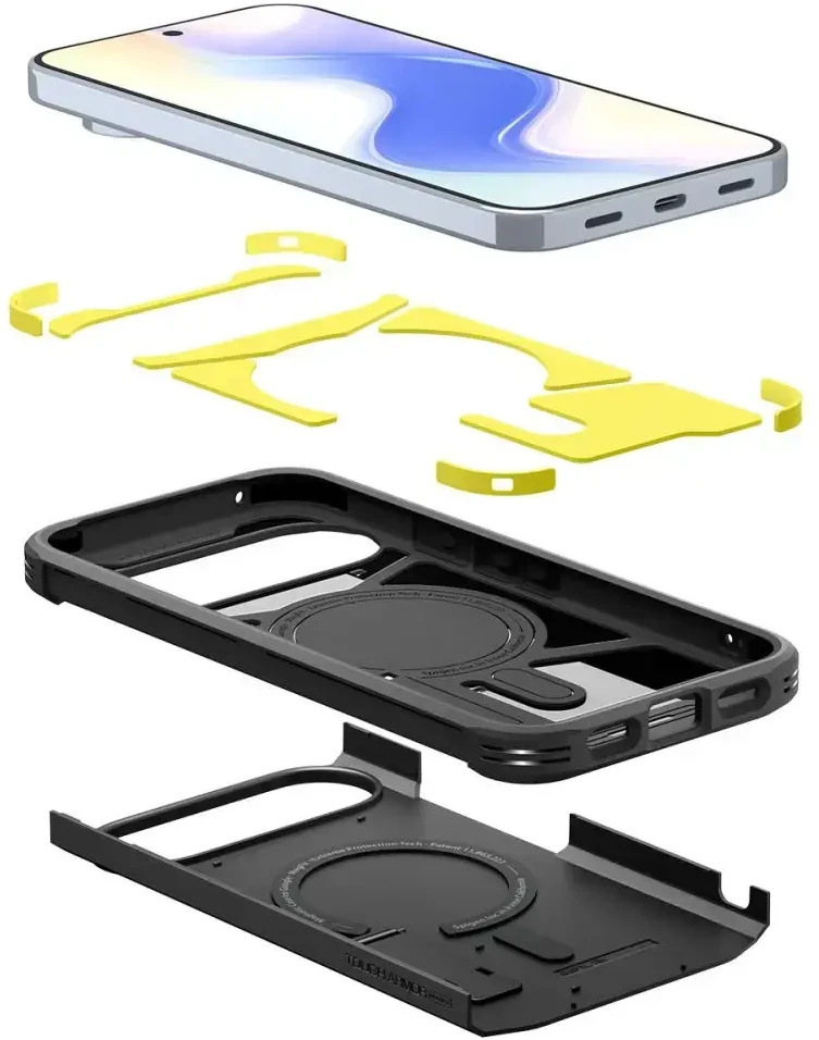 Dėklas SPIGEN TOUGH ARMOR MAG MAGSAFE GOOGLE PIXEL 10 PRO XL Juodas