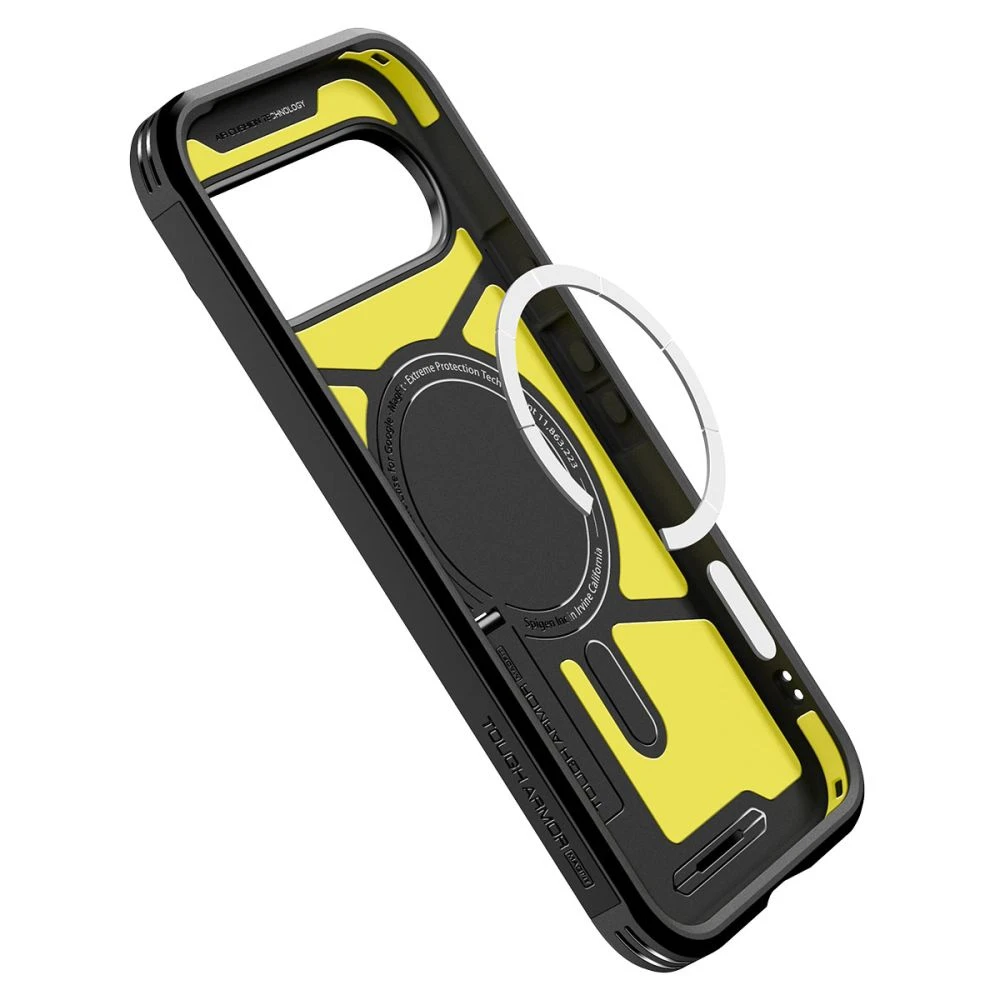 Spigen Tough Armor Mag MagSafe dėklas skirtas Google Pixel 10 / 10 Pro – juodos spalvos
