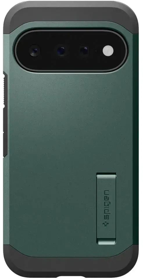 Dėklas SPIGEN TOUGH ARMOR MAG MAGSAFE GOOGLE PIXEL 11 ABYSS Žalias