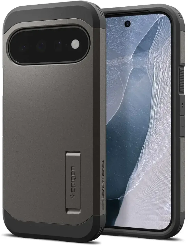 Dėklas SPIGEN TOUGH ARMOR MAG MAGSAFE GOOGLE PIXEL 11 GUNMETAL