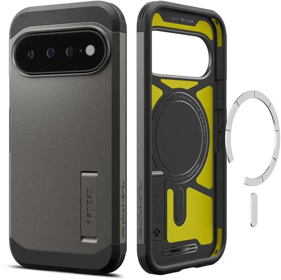 SPIGEN TOUGH ARMOR MAG MAGSAFE DĖKLAS GOOGLE PIXEL 11 PRO XL GUNMETAL