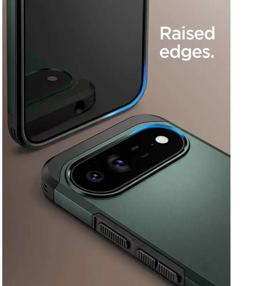 Dėklas SPIGEN TOUGH ARMOR MAG MAGSAFE GOOGLE PIXEL 11 PRO ABYSS Žalias