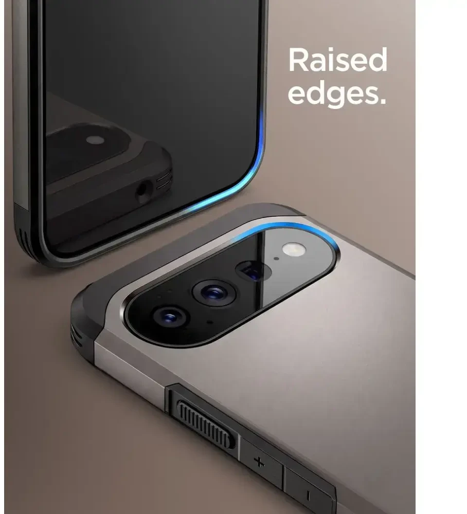 Dėklas SPIGEN TOUGH ARMOR MAG MAGSAFE GOOGLE PIXEL 11 GUNMETAL