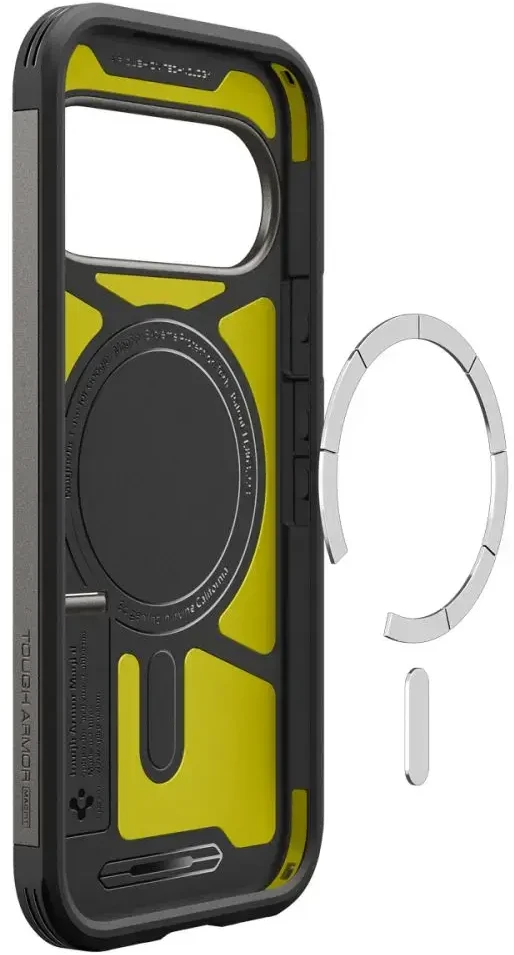 Dėklas SPIGEN TOUGH ARMOR MAG MAGSAFE GOOGLE PIXEL 11 PRO GUNMETAL