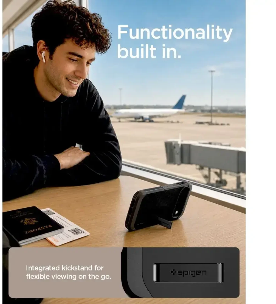 Dėklas SPIGEN TOUGH ARMOR MAG MAGSAFE GOOGLE PIXEL 11 PRO XL Juodas