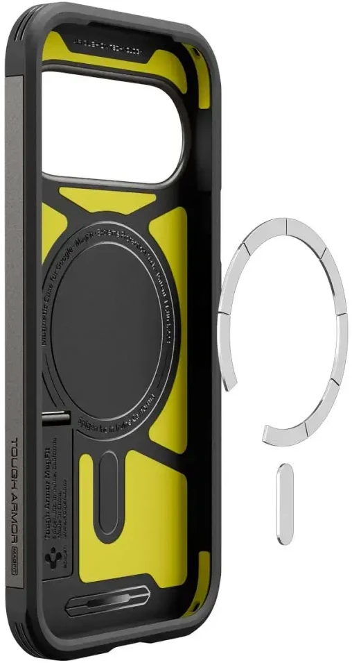 Dėklas SPIGEN TOUGH ARMOR MAG MAGSAFE GOOGLE PIXEL 11 GUNMETAL