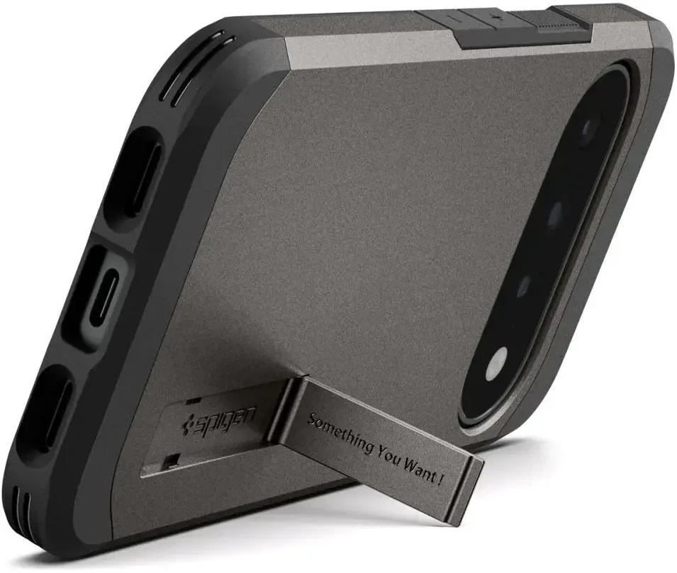 Dėklas SPIGEN TOUGH ARMOR MAG MAGSAFE GOOGLE PIXEL 11 GUNMETAL