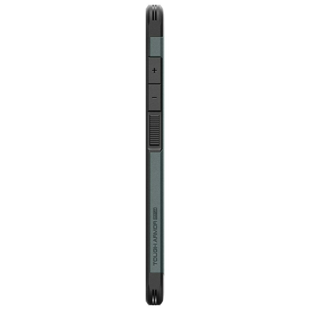 Spigen Tough Armor MagSafe - dėklas skirtas Samsung Galaxy S25 Ultra Abyss Žalias