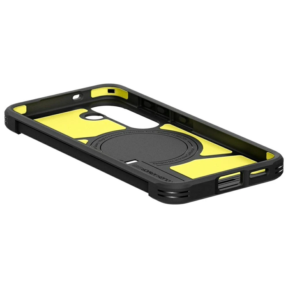 Spigen Tough Armor MagSafe – dėklas skirtas Samsung Galaxy S25 Gunmetal