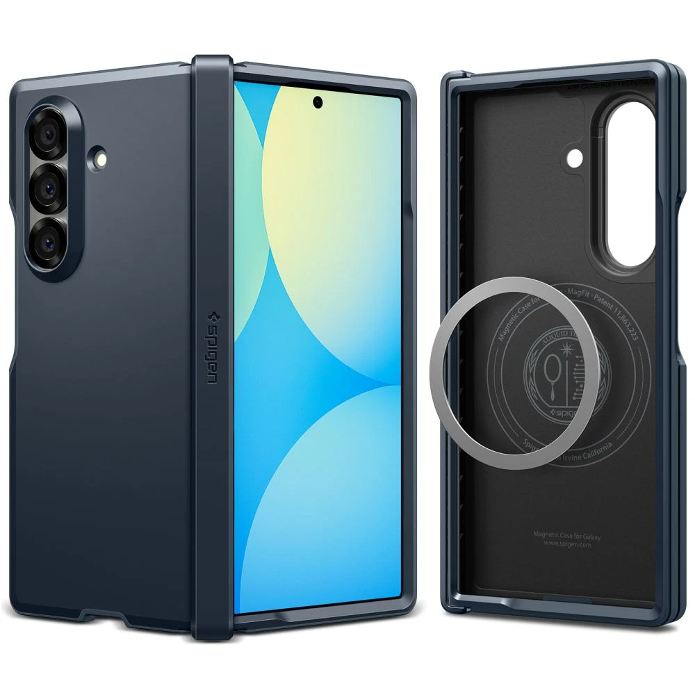 „Spigen Tough Armor Pro Mag Magsafe Galaxy Z Fold 7“ metalinis skalūno spalvos dėklas