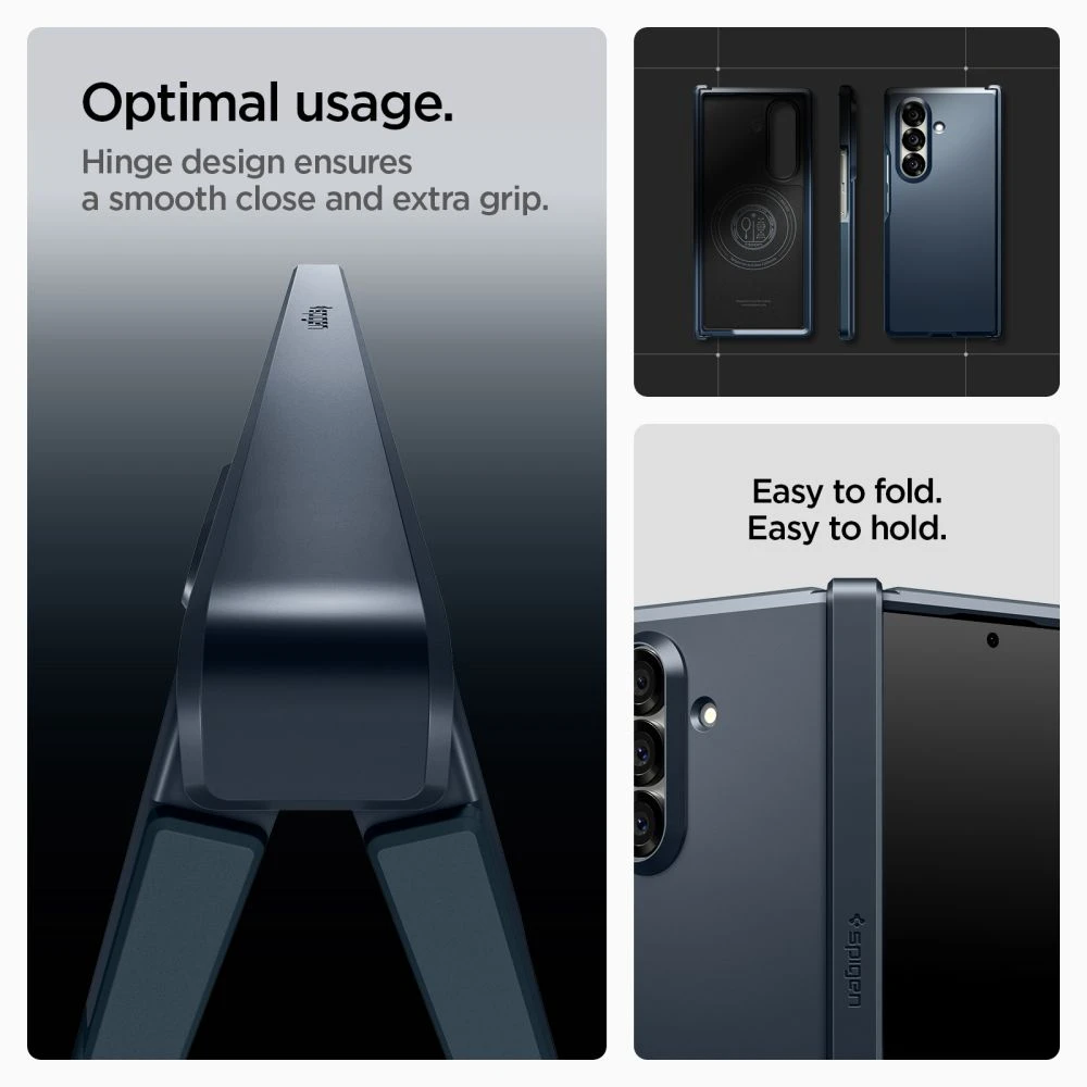 „Spigen Tough Armor Pro Mag Magsafe Galaxy Z Fold 7“ metalinis skalūno spalvos dėklas