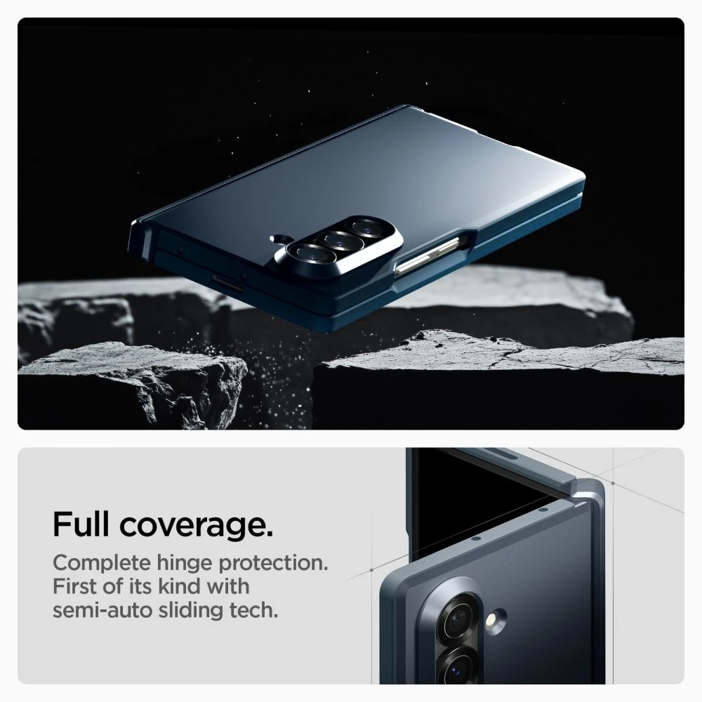 „Spigen Tough Armor Pro Mag Magsafe Galaxy Z Fold 7“ metalinis skalūno spalvos dėklas