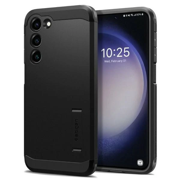 Spigen Tough Armor dėklas skirtas Samsung Galaxy S23 Plus, spalva - Juoda
