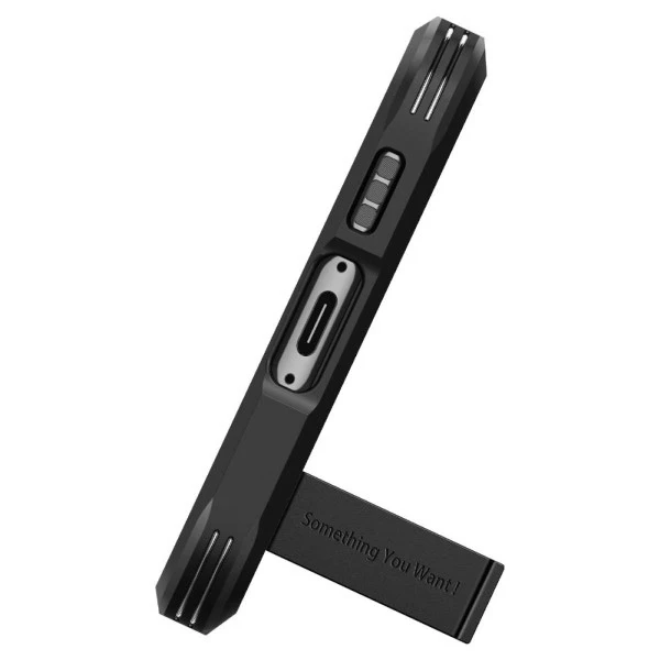 Spigen Tough Armor dėklas skirtas Samsung Galaxy S23 Plus, spalva - Juoda