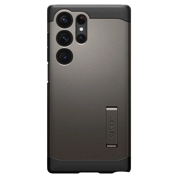 Spigen Tough Armor dėklas skirtas Samsung Galaxy S23 Ultra, spalva - Gunmetal