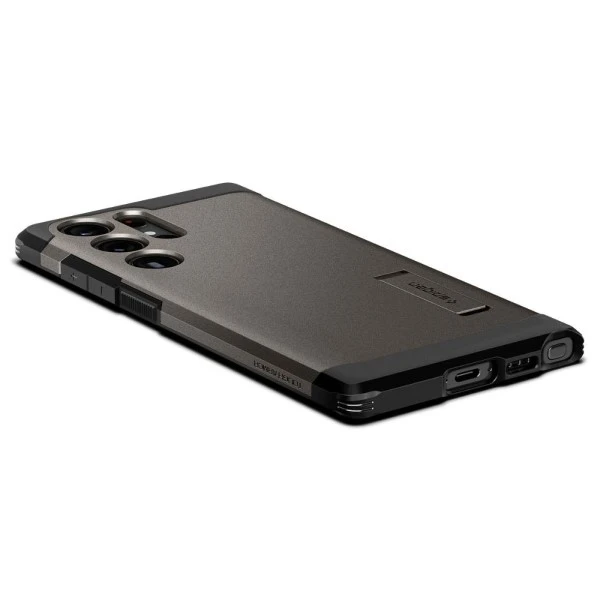 Spigen Tough Armor dėklas skirtas Samsung Galaxy S23 Ultra, spalva - Gunmetal