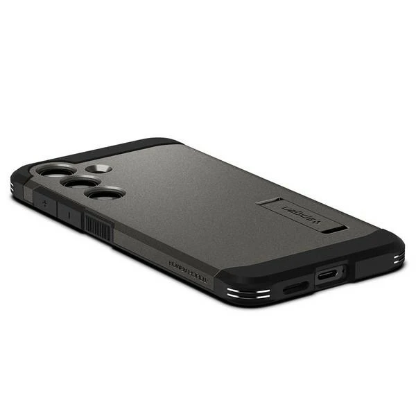 Spigen Tough Armor dėklas, skirtas Samsung Galaxy S24 gunmetal