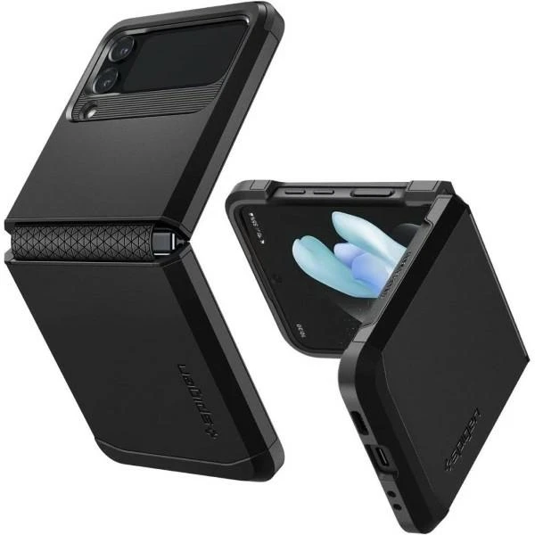 Dėklas Spigen TOUGH ARMOR GALAXY SU FLIP 4 Juodas