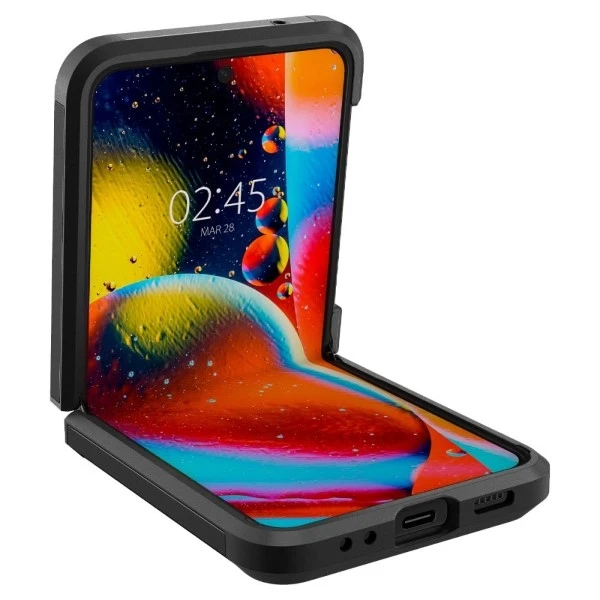 Dėklas Spigen TOUGH ARMOR GALAXY SU FLIP 4 Juodas