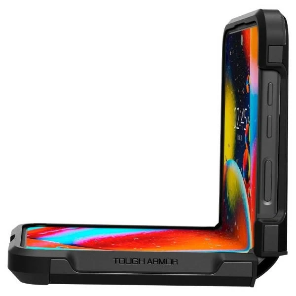 Dėklas Spigen TOUGH ARMOR GALAXY SU FLIP 4 Juodas