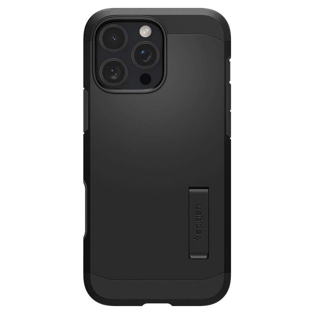 Apple iPhone 16 Pro Spigen Tough Armor „T” Mag MagSafe dėklas telefonui juodos spalvos