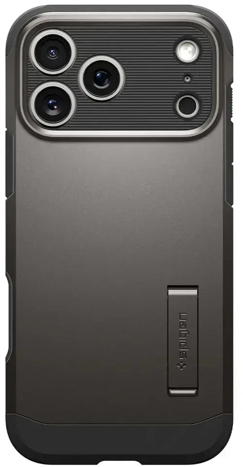 Dėklas SPIGEN case TOUGH ARMOR T compatible with MagSafe for IPHONE 18 Pro Max / 17 Pro Max gunmetal