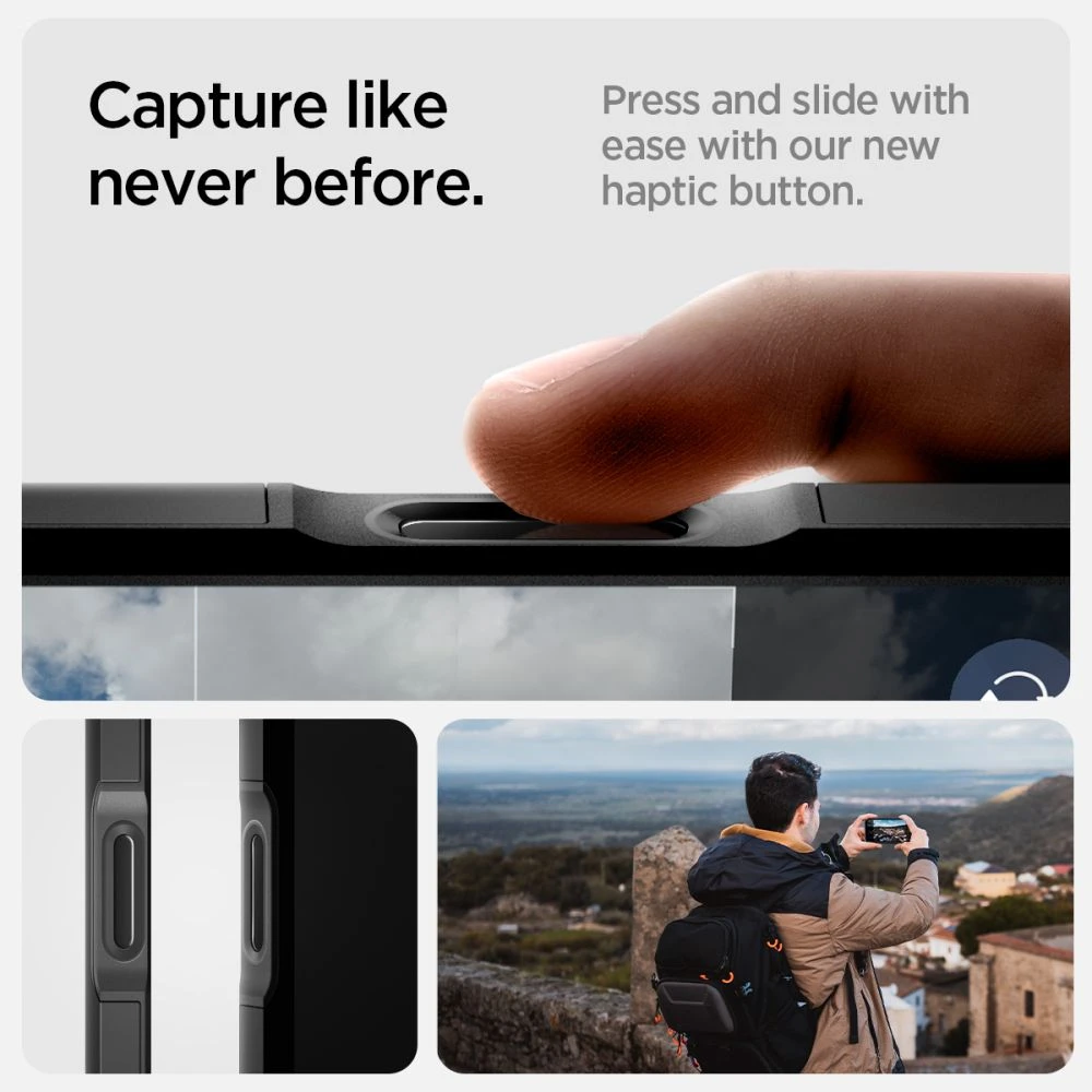 Apple iPhone 16 Pro Spigen Tough Armor „T” Mag MagSafe dėklas telefonui juodos spalvos