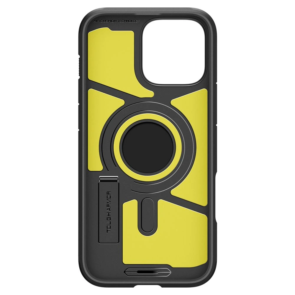 Apple iPhone 16 Pro Spigen Tough Armor „T” Mag MagSafe dėklas telefonui juodos spalvos