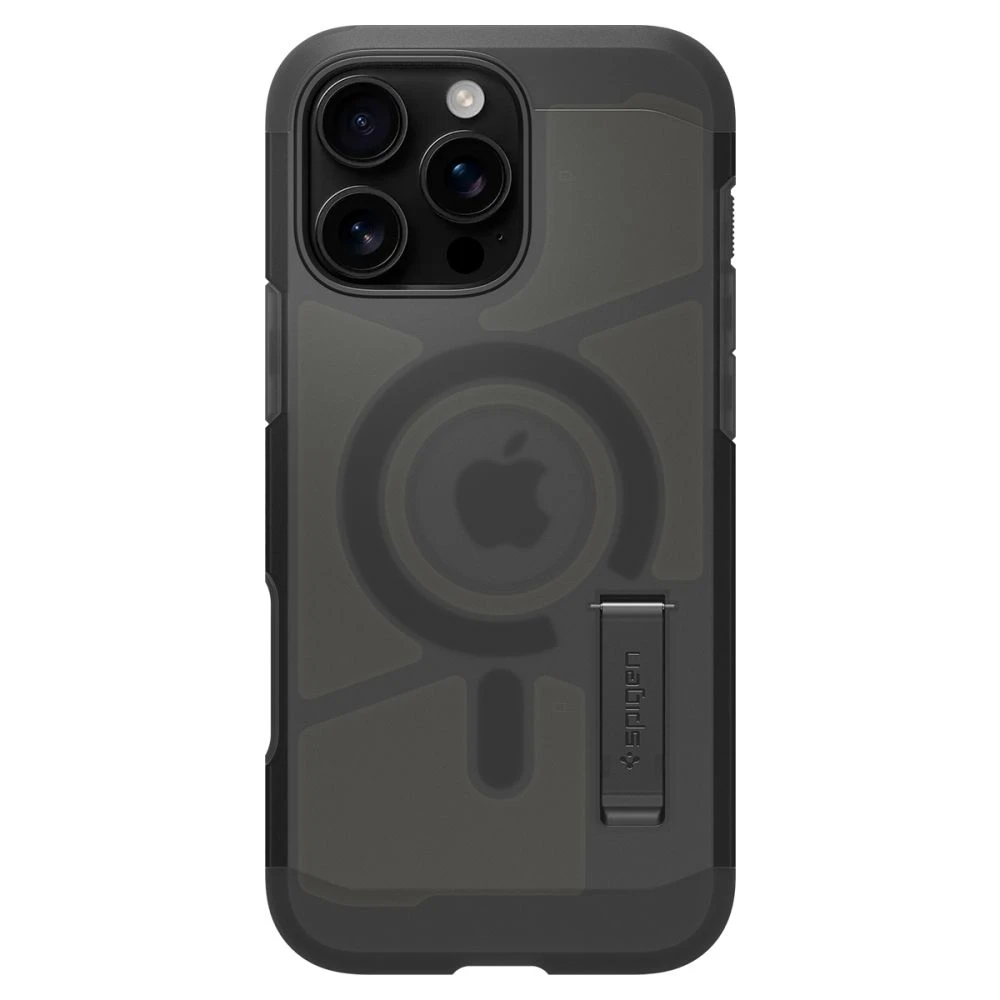 Spigen Tough Armor "T" Mag MagSafe dėklas iPhone 16 Pro - juodas