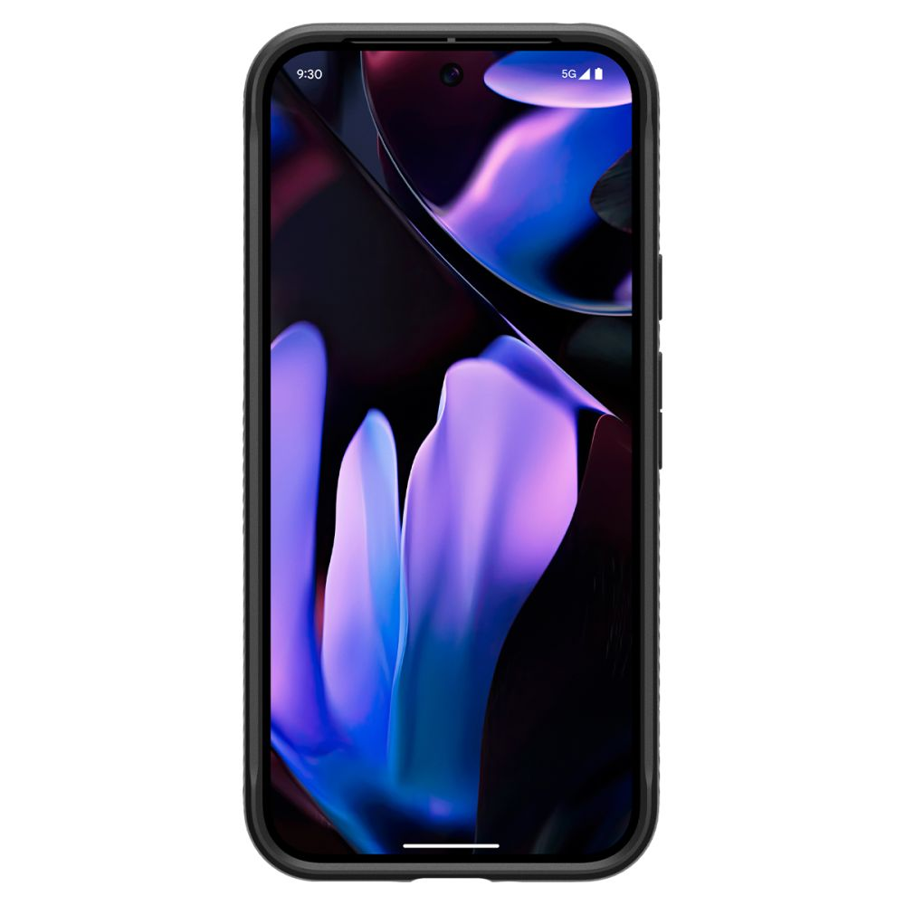 Google Pixel 9 Pro XL Spigen Rugged Armor Matte dėklas telefonui juodos spalvos