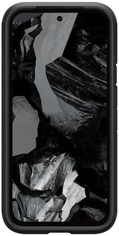 Dėklas Spigen Tvirtas šarvas, metalinis skalūno spalvos – „Google Pixel 8a“