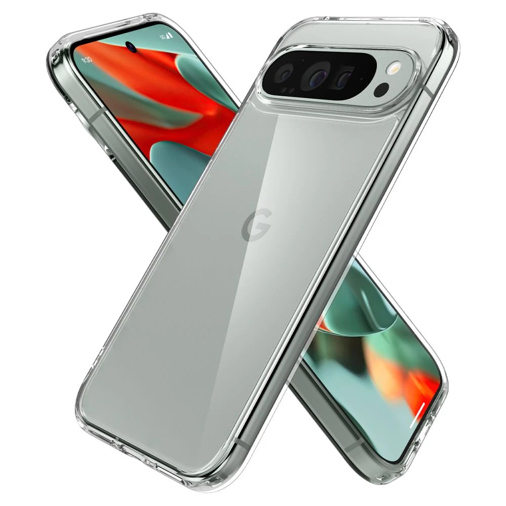Spigen Ultra Hybrid – dėklas skirtas Google Pixel 9 Pro XL Crystal Clear