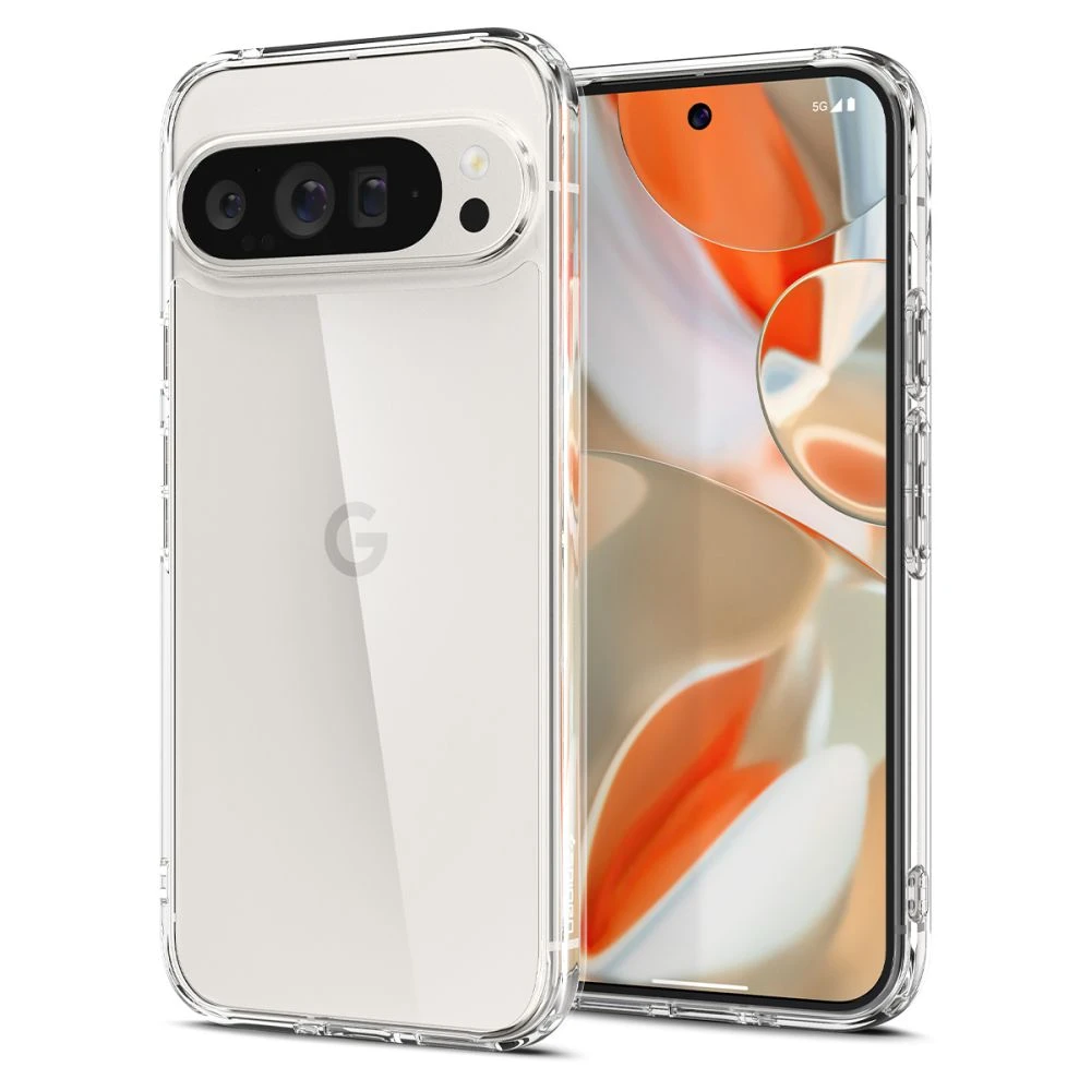 Spigen Ultra Hybrid – dėklas skirtas Google Pixel 9 Pro XL Crystal Clear