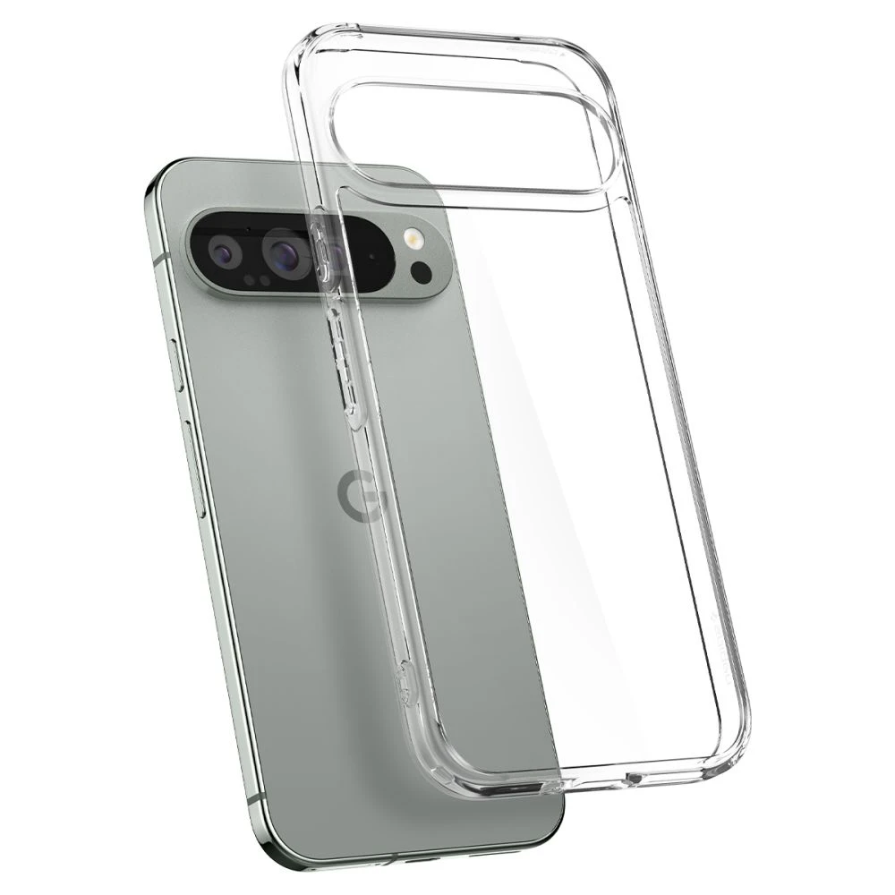 Spigen Ultra Hybrid – dėklas skirtas Google Pixel 9 Pro XL Crystal Clear