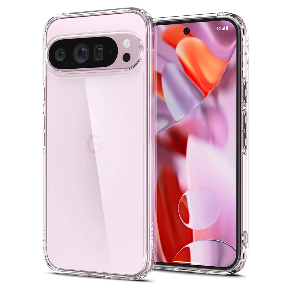 Spigen Ultra Hybrid – dėklas skirtas Google Pixel 9 Pro XL Crystal Clear