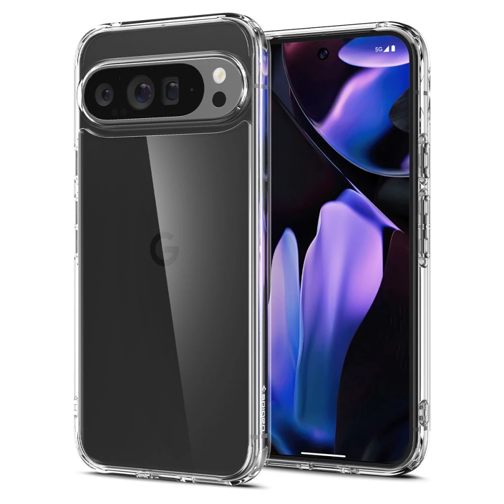Spigen Ultra Hybrid – dėklas skirtas Google Pixel 9 Pro XL Crystal Clear