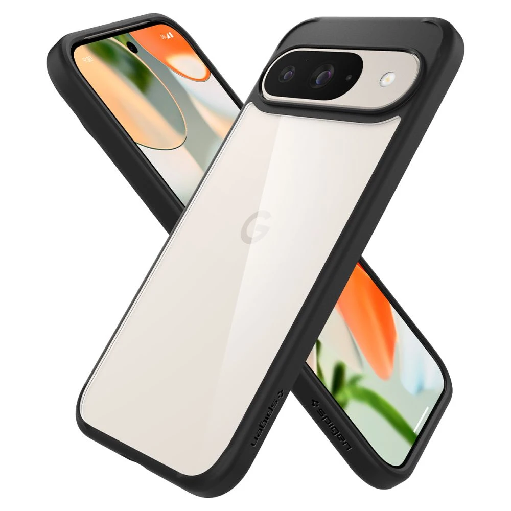 Spigen Ultra Hybrid – dėklas skirtas Google Pixel 9 / 9 Pro Matte Juodas