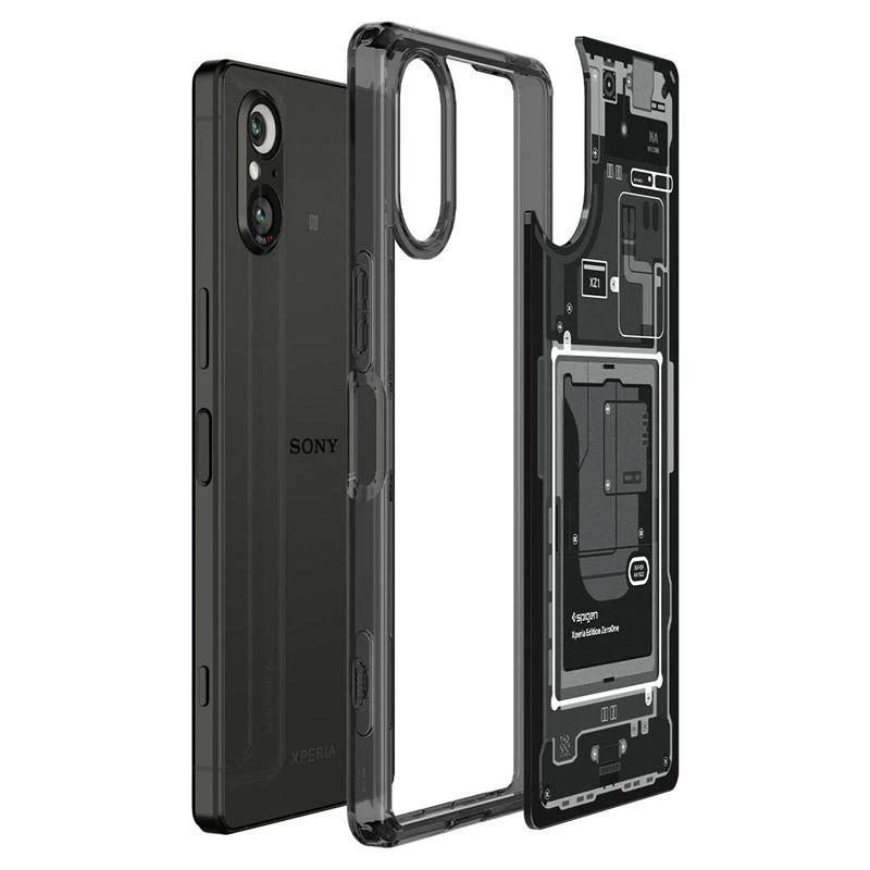 Dėklas „Spigen Ultra Hybrid“, „zero one“ – „Sony Xperia 5V“