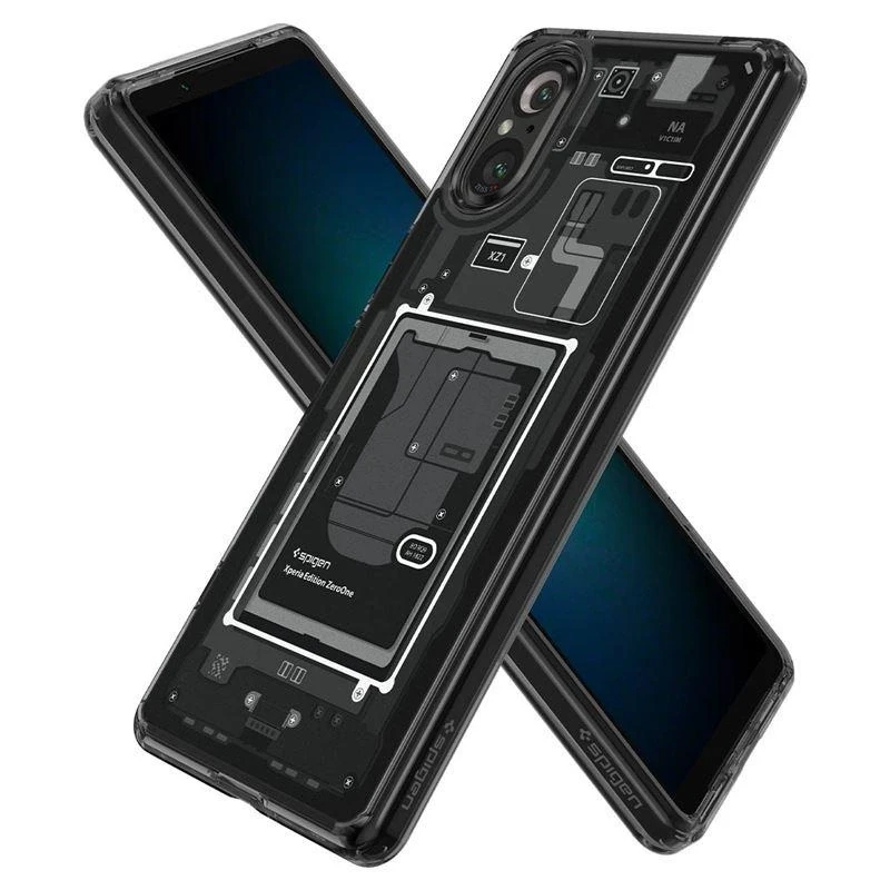 Dėklas „Spigen Ultra Hybrid“, „zero one“ – „Sony Xperia 5V“