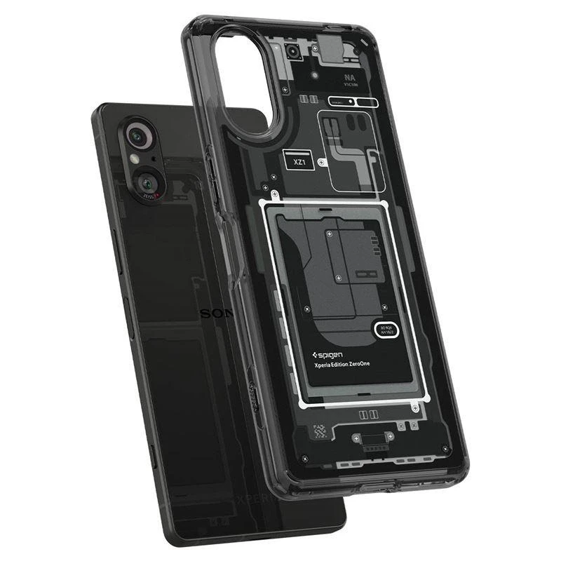 Dėklas „Spigen Ultra Hybrid“, „zero one“ – „Sony Xperia 5V“