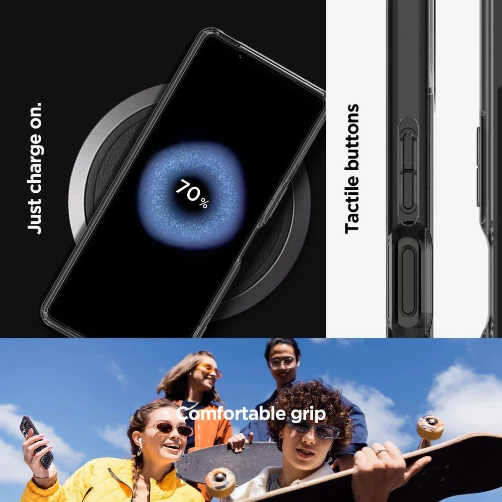 Dėklas „Spigen Ultra Hybrid“, „zero one“ – „Sony Xperia 5V“