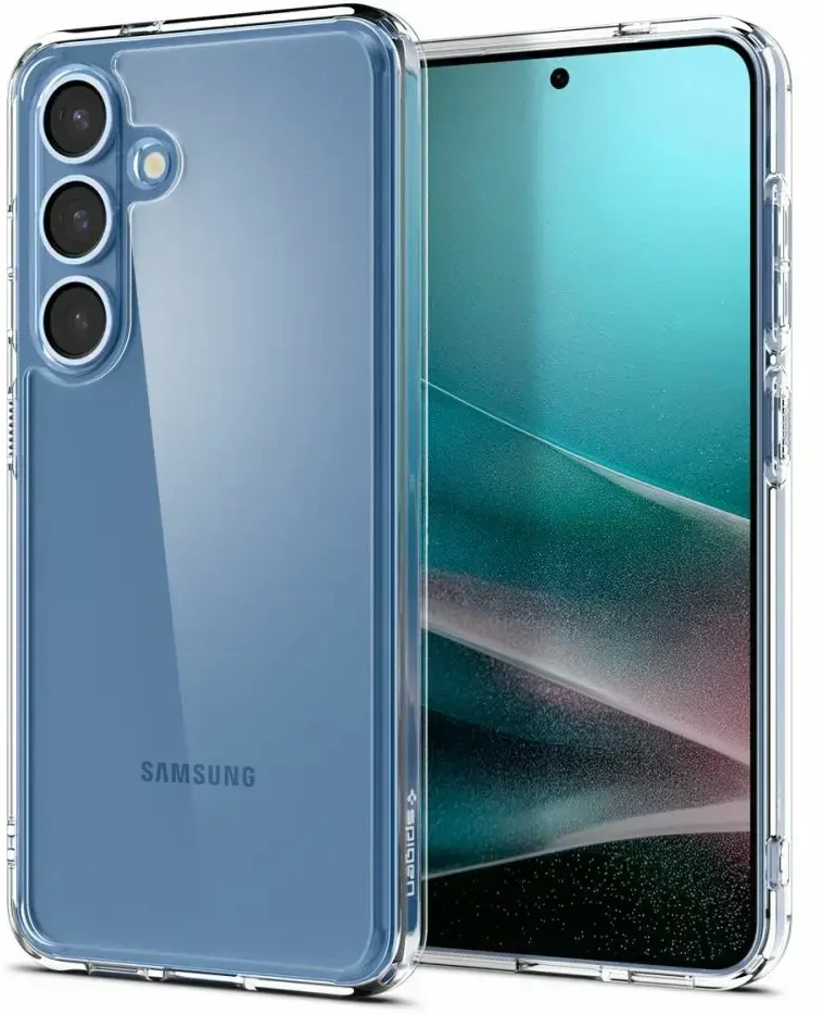 Dėklas Spigen Ultra Hybrid skirtas Samsung Galaxy S25+ permatomas
