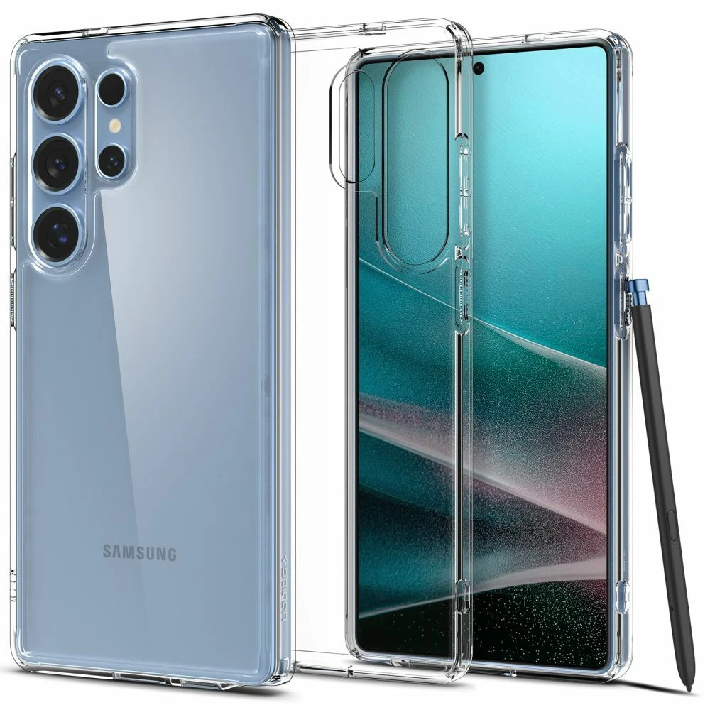 Dėklas Spigen Ultra Hybrid Galaxy S25 Ultra krištolo skaidrumo