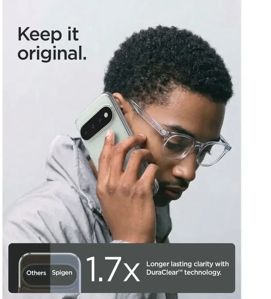 SPIGEN ULTRA HYBRID GOOGLE PIXEL 11 PRO SKAIDRUS DĖKLAS