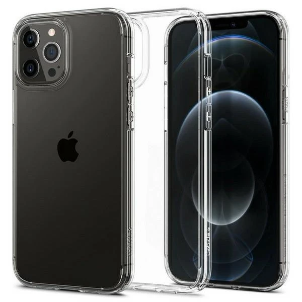 Spigen Ultra Hybrid dėklas skirtas Apple iPhone 12 Pro Max, spalva - Crystal Clear