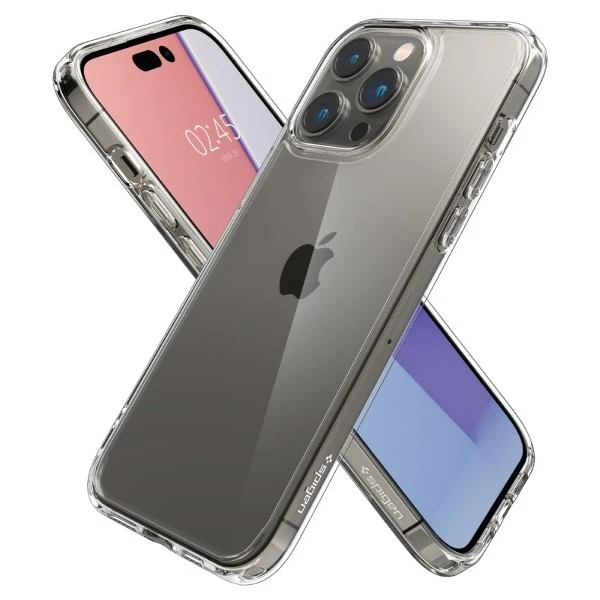 Spigen Ultra Hybrid dėklas skirtas Apple iPhone 14 Pro, spalva - Crystal Clear